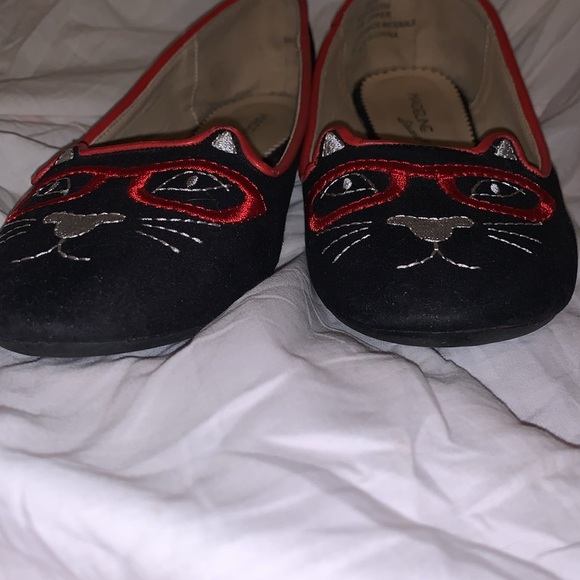 Madeline Stuart Kitty Cat Slipper Shoes Black Cat y2k vintage - Picture 2 of 8